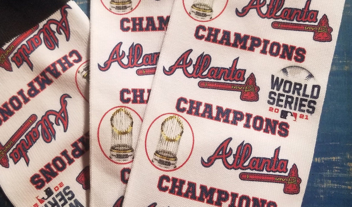 Atlanta Braves World Series Champions Dress Socks