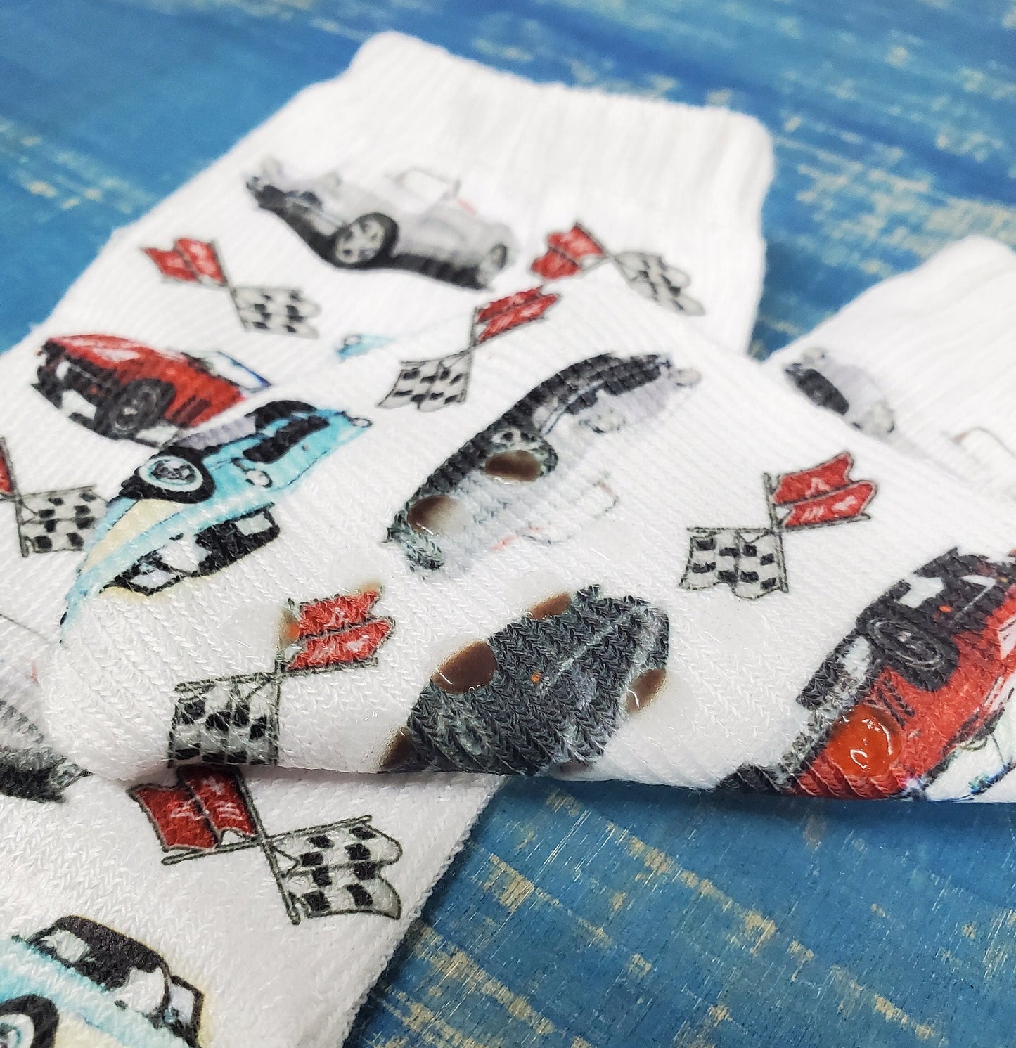 Infant Classic Chevy Corvette Grippy Socks