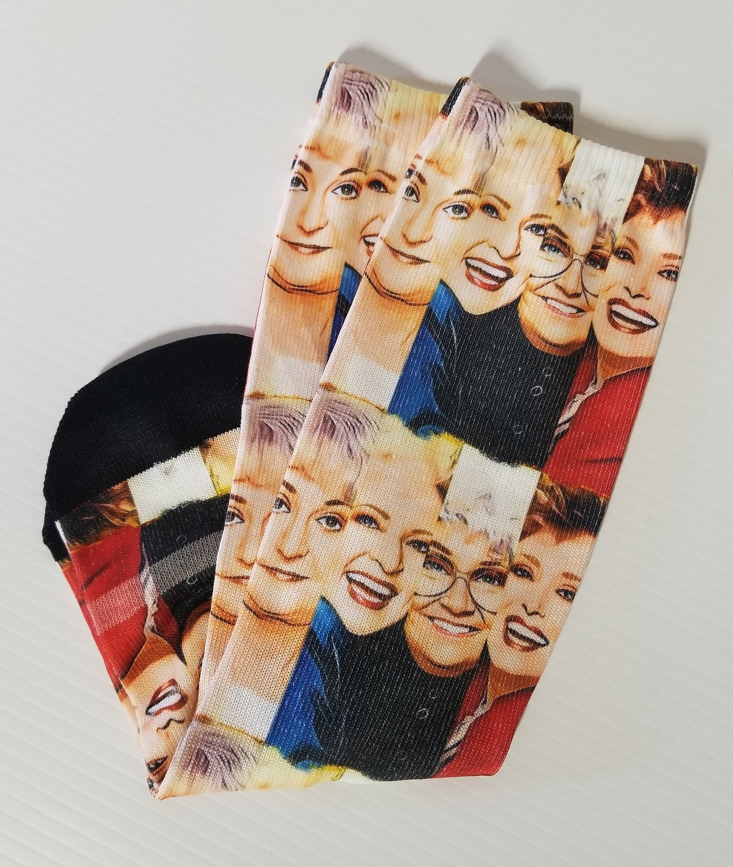 Golden Girls Rose Blanche Dorothy Sophia Portraits Socks