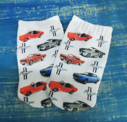 Infant Classic Ford Mustang Grippy Socks
