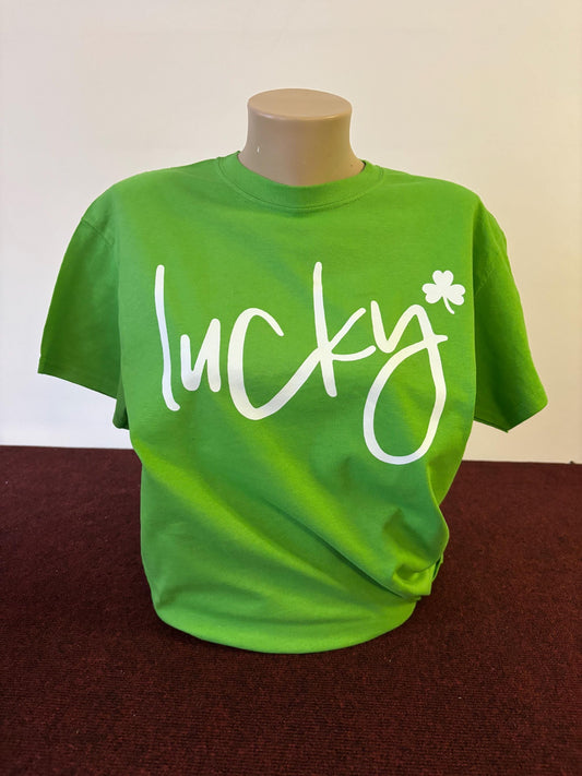 St. Patrick's day Lucky T shirt *Green*