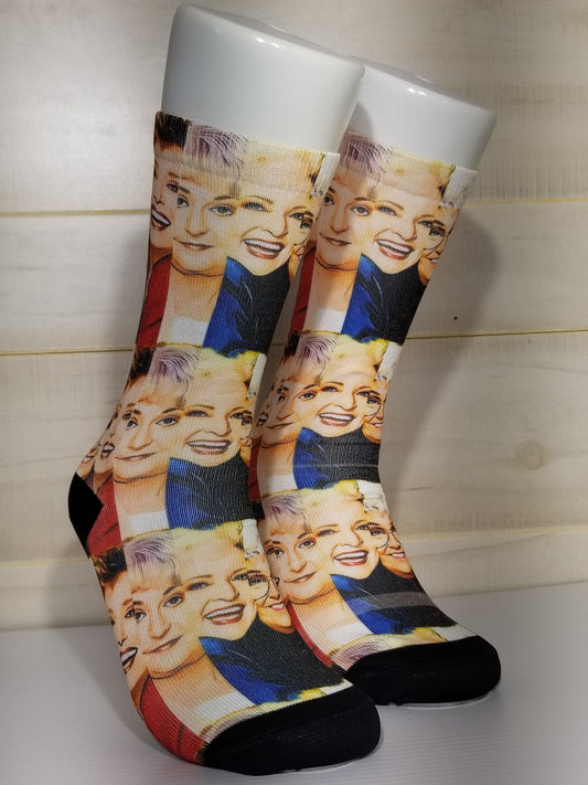 Golden Girls Rose Blanche Dorothy Sophia Portraits Socks