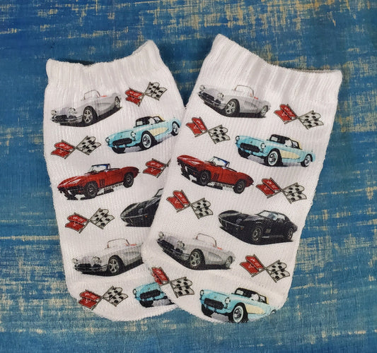 Infant Classic Chevy Corvette Grippy Socks